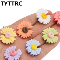 10pcslot summer chrysanthemum shoes charms garden shoe accessories decoration fit for holes wristbands women girls gift
