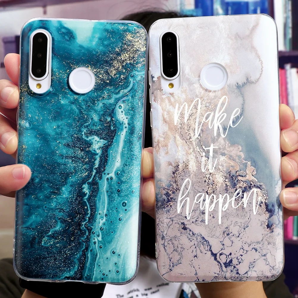 Мраморный чехол для Huawei Honor Play 9A 9S 8X 20S 30S 30 10 20 P20 P30 P40 Lite E Pro P Smart 2020 Y6 Y9 2019 Y5P Y6P Y8P Nova