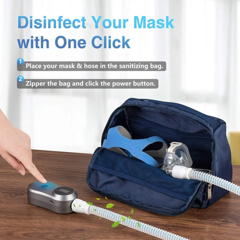 

All-In-One Home & Travel Bundle for CPAP Machines, Compatible for CPAP Cleaner and Sanitizing Machines