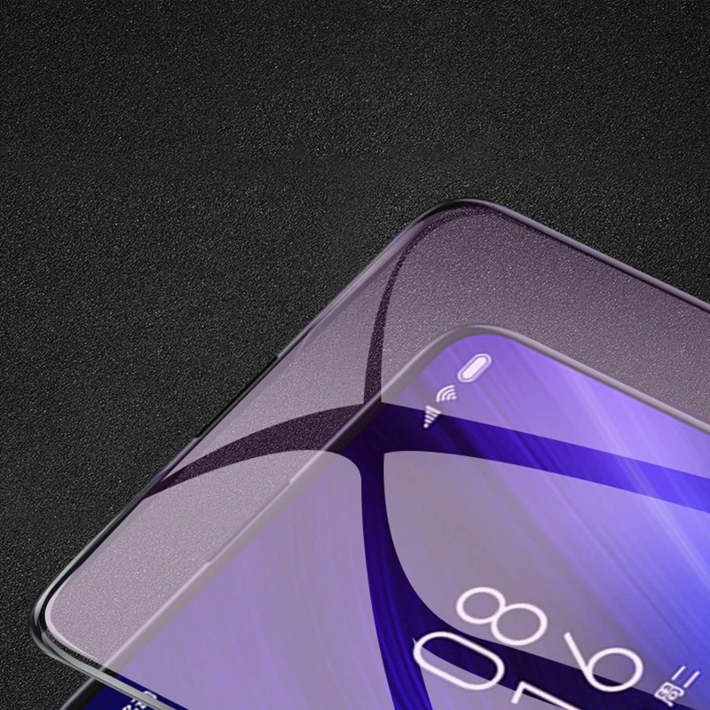 Full Cover Anti Blue-ray Glass Protector For VIVO V17 Pro Screen Film V17pro Silk Printing with Edge | Мобильные телефоны и