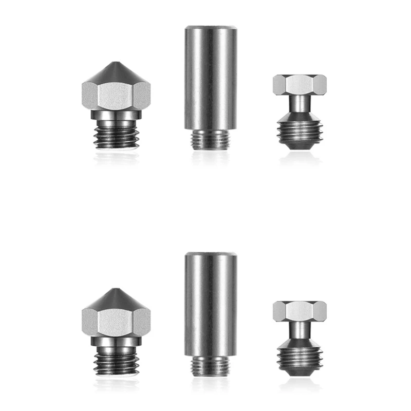 

Полностью металлический Hotend комплект MK10, сопло 0,4 мм MK10, термобарьерная Горловина для коннектора Wanhao и I3 для 3D-принтера, 1 комплект