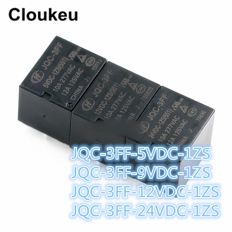 Реле DIP5 HF- JQC-3FF- 5VDC 9VDC 12VDC 24VDC -1ZS 5В 9В 24В T73 10A | Обустройство дома