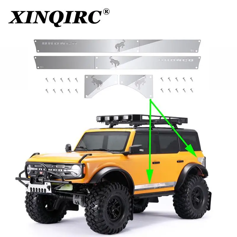 

Радиоуправляемый автомобиль traxxas trx-4 trx4 remaford Bronco, обновленные детали, корпус автомобиля, металлический скребок