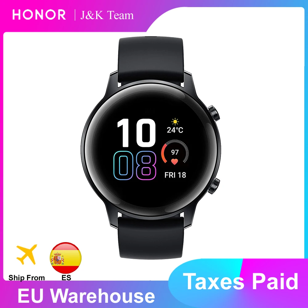 Honor magic watch 2 42 мм Смарт часы Bluetooth 5 1 GPS воспроизведение музыки в формате magicwatch Smartwatch