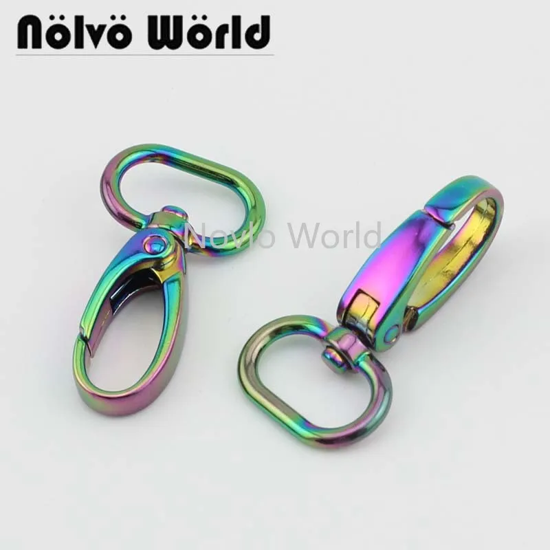 Мир Nolvo 5 20 100шт 48*20 мм 3/4 &quotРадуга металлическая пряжка мешок застежки Поворотный