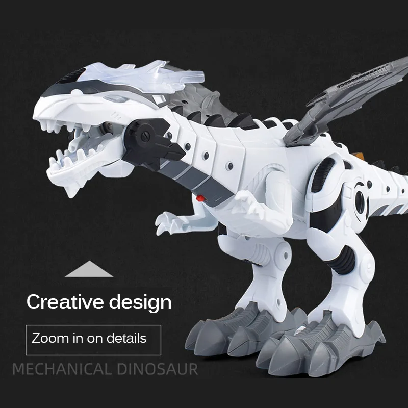 Обучающая игрушка спрей механический большой динозавр с крыльями игрушки