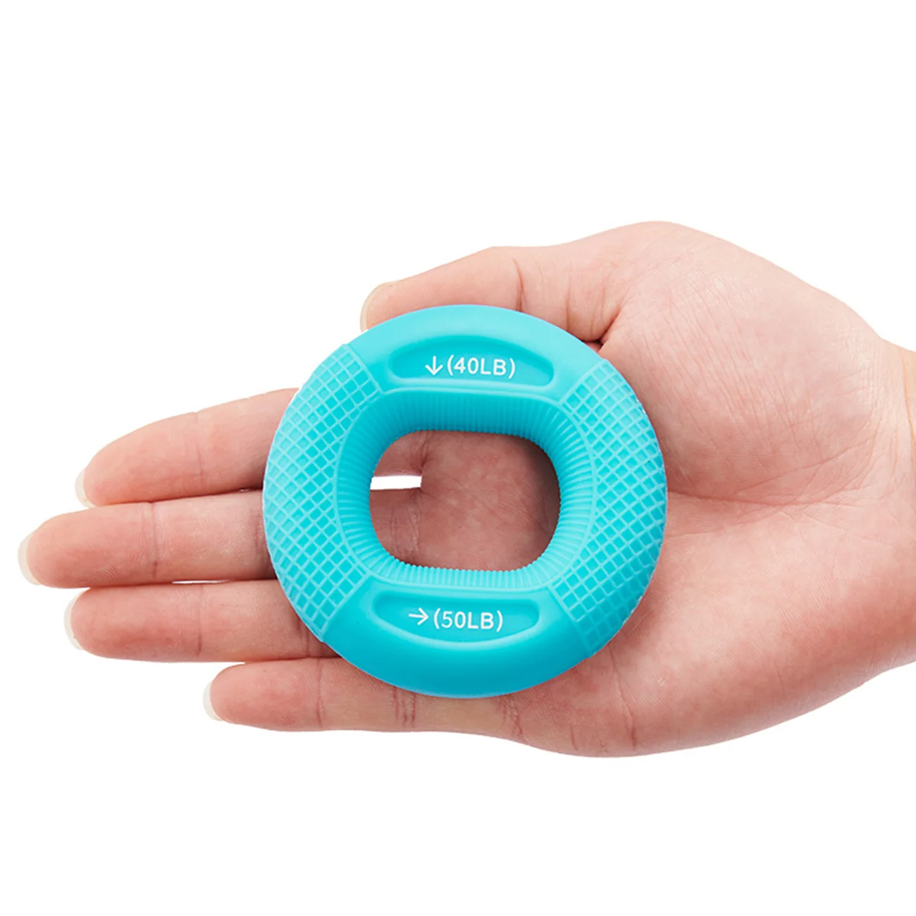 

1PCS Grip Strength Trainer Ring Silicone Hand Finger Stretcher Exerciser Ring Set for Arthritis Forearm Grip