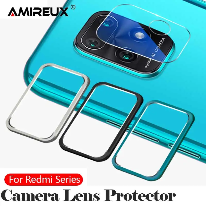 Защитное кольцо для камеры + закаленное стекло Xiaomi Redmi Note 9S 9 Pro Max чехол S |