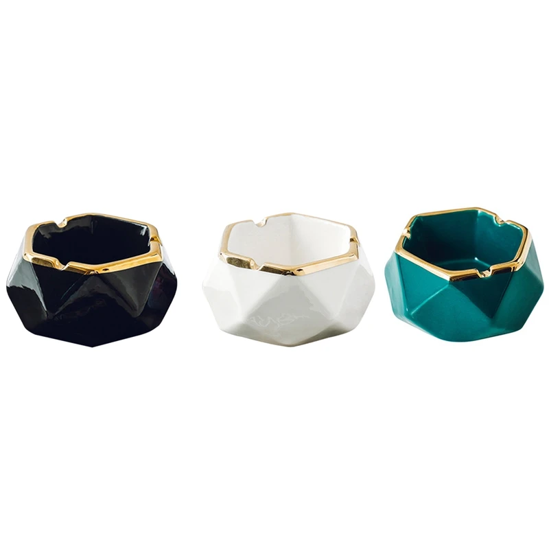 

HOT Ceramic Ashtray Desktop Creative Gift Coffee Table Living Room Home Decoration