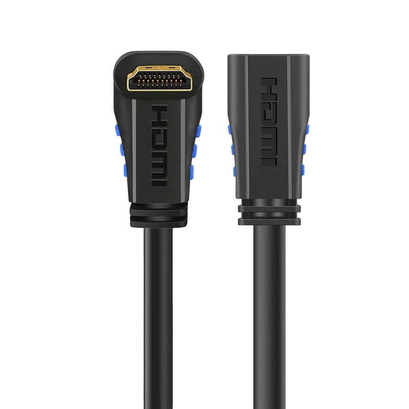 Удлинительный кабель HDMI 2 0 с углом вверх 270 градусов 4K(60 Гц) Папа мама 3D видео Ethernet