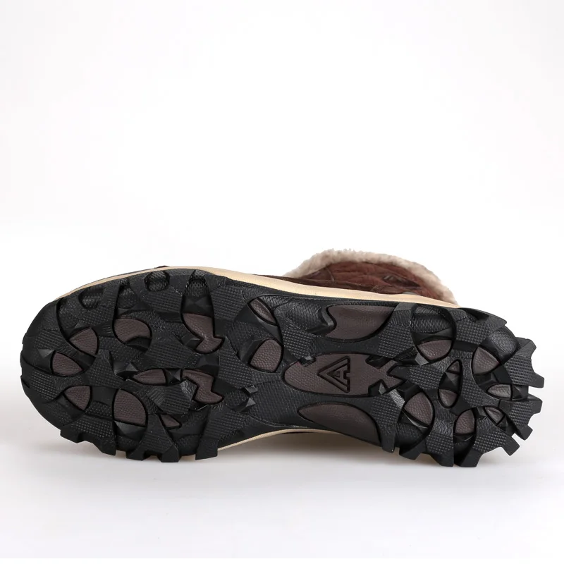 HUMTTO Hiking Shoes Outdoor Sneakers for Women Leather Mountain Trekking Snow Boots Sport Climbing Walking Safety Woman Boots