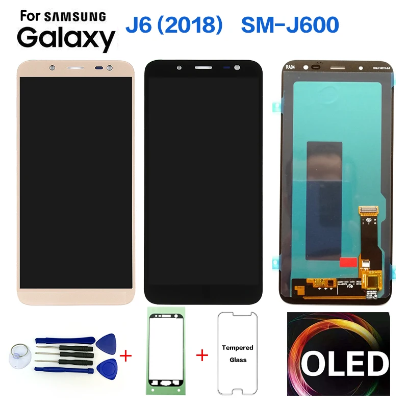OLED для samsung J6 J600 SM-J600F SM-J600FN дисплей ЖК-экран Замена для samsung On6 J600G ЖК-модуль экрана дисплея