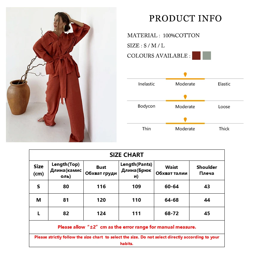 

Clacive Autumn Oversize Trousers Suit Fashion Long Sleeve Blouse Shirts Two Piece Pants Set Women Casual Loose Green 2 Piece Set