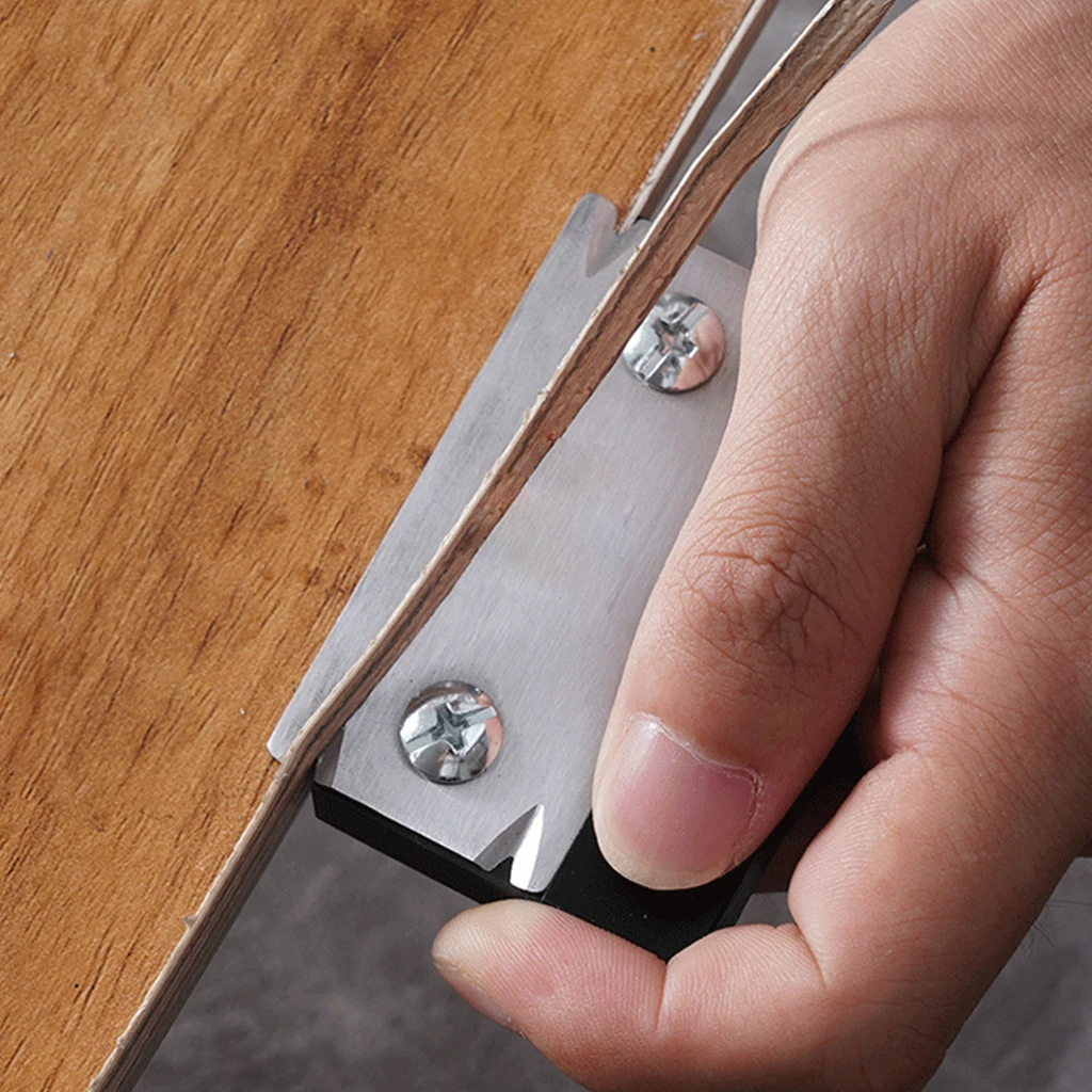 

Portable Edge Cutter Tool 6.5x4.5cm Woodworking Veneer Cutter Edge Banding Trimmer for Wood Edge Banding Easy to Operate