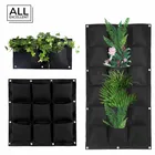 Черный мешок для посадки растений, подвесной трехмерный цветочный горшок для выращивания растений в помещении и на улице