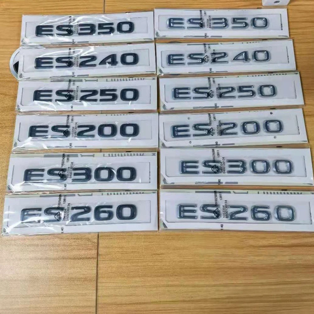 

ES200 ES240 ES250 ES260 ES300 ES350 Emblem Label Sticker Rear Sticker For Lexus Trunk Sticker Lexus Accessories ABS