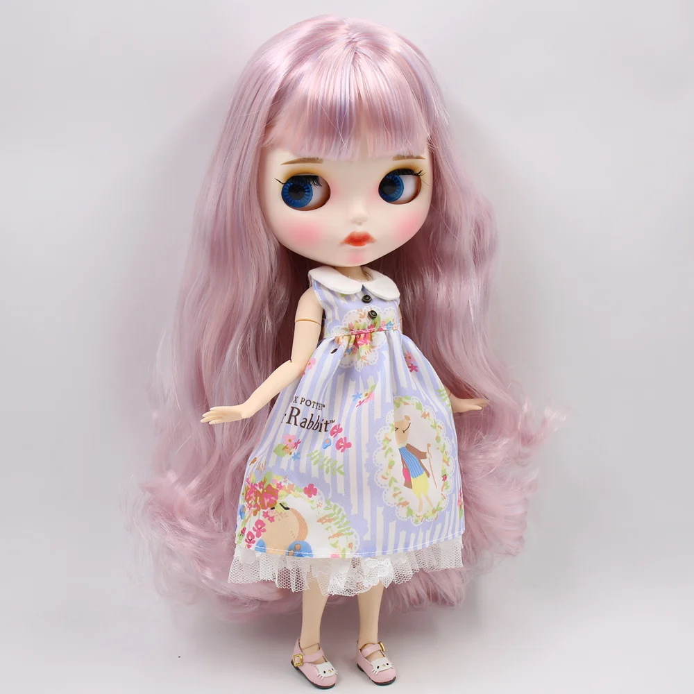 Кукла Blyth No.BL6005/1010 шарнирная с розовыми и синими волосами 1/6|Куклы| |