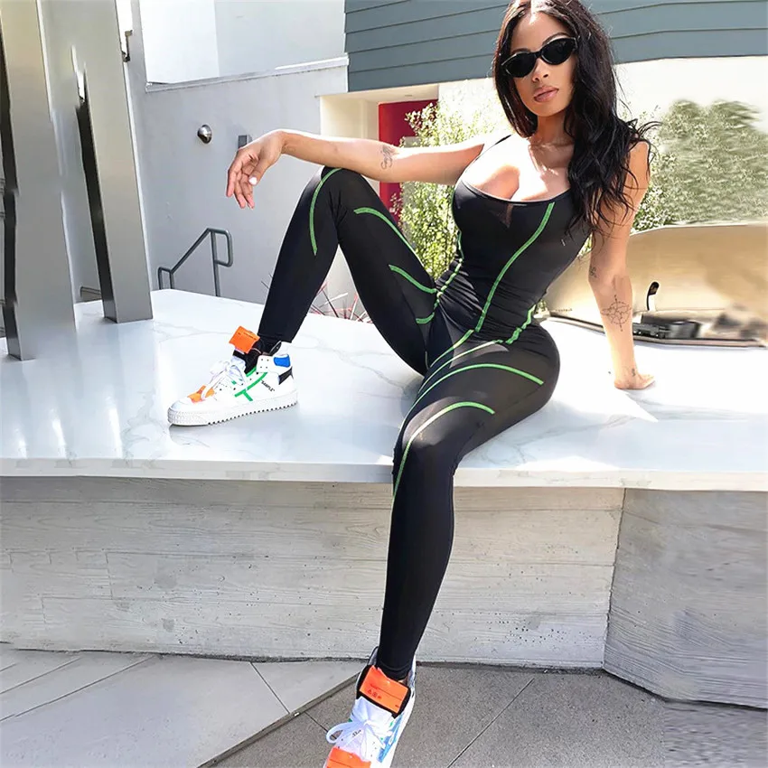 Спортивный костюм для фитнеса, женский спортивный костюм, комплект для йоги с открытой спиной, комплект для бега, спортивная одежда, леггинсы, плотные комбинезоны, спортивная одежда для тренировок