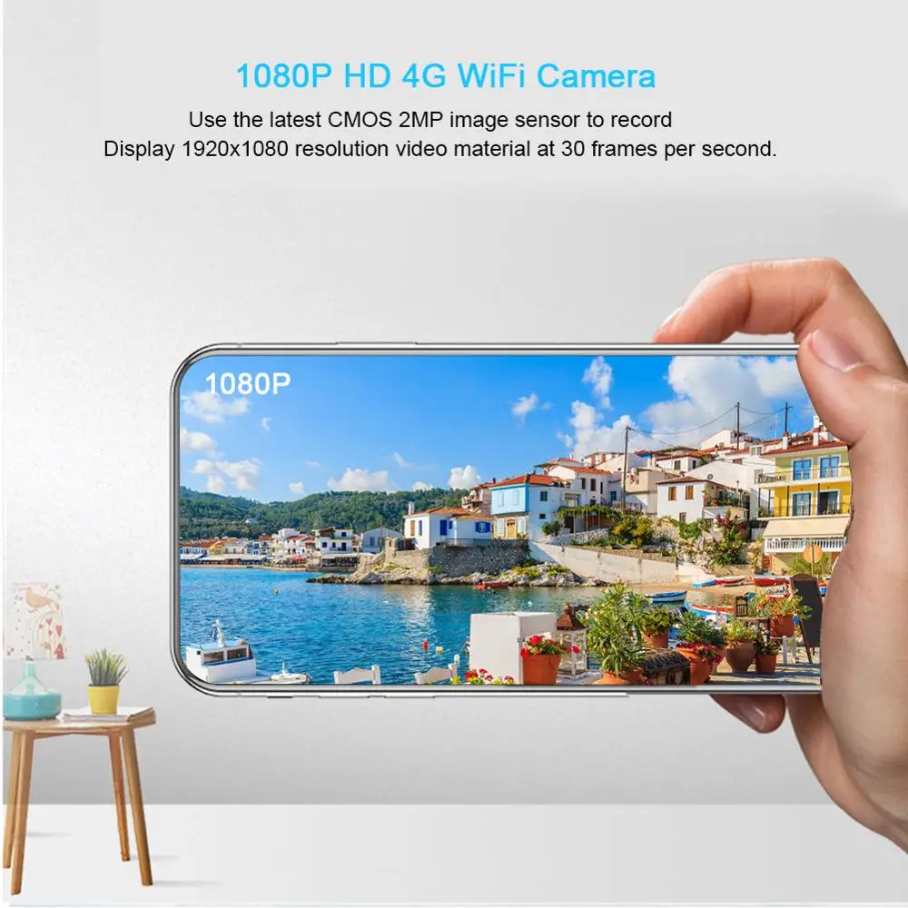 1080P HD 4G WiFi IP66 Водонепроницаемая камера двухстороннее радио ночное видение
