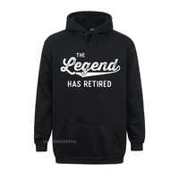 funny retirement gifts men women the legend has retired hoodie long sleeve prevalent crazy cotton mens hooded hoodies print