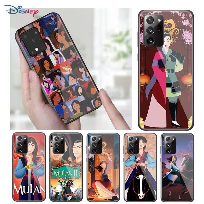 

Disney Cartoon Animation Mulan For Samsung Galaxy A21S A51 A71 A91 A12 A32 A42 A52 A72 A02S Soft TPU Silicone Black Phone Case