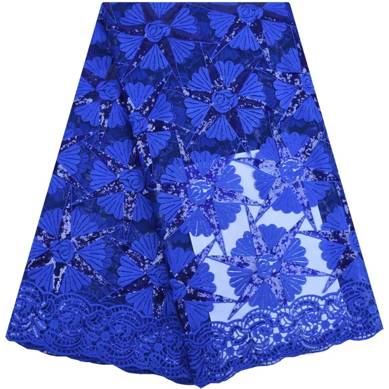 Новейшие красные блестящие французские молочные шелковые кружевные ткани для