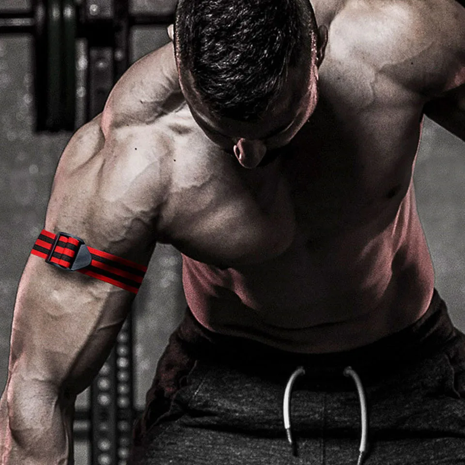 Тренировочные ленты CoolFit BFR для фитнеса тренировочные мышц рук и ног тренажерный