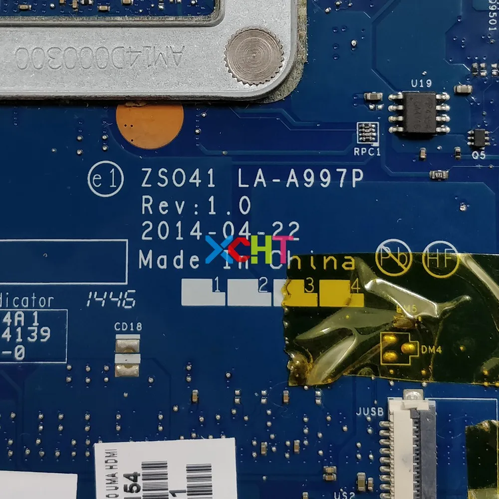 764174-001 764174-501 764174-601 ZSO41 LA-A997P w E1-6010 CPU for HP 14-G Series 245 G3 PC Laptop Motherboard Mainboard Tested |