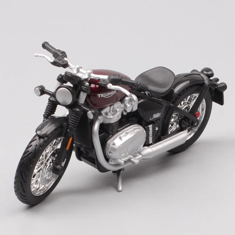 Весы Bburago 1/18 1:18 Triumph Bonneville Bobber литой пластик мотоцикл дисплей модели детские