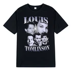 Рубашка Louis Tomlinson, винтажная рубашка для чеков с альбомами Louis Tomlinson Walls, Louis Tomlinson