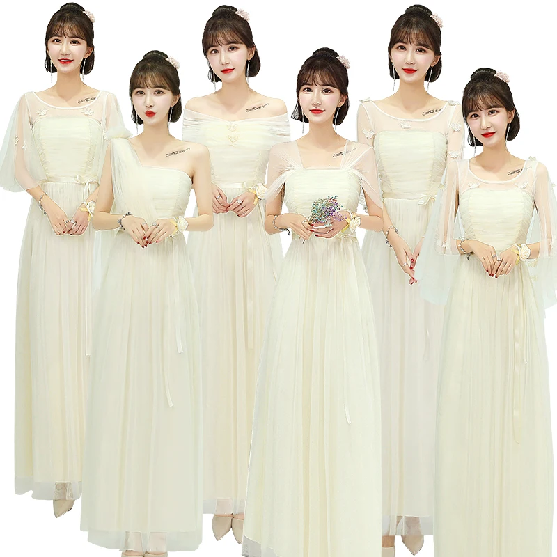 Длинные платья для гостей Свадебная вечеринка сексуальные принцессы на