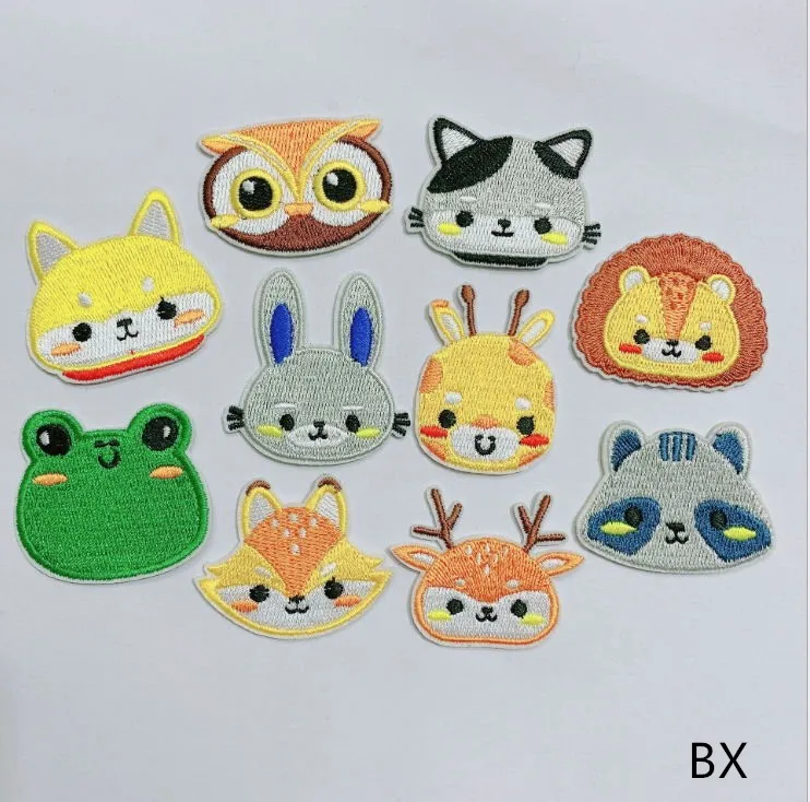 

New arrival 10 pcs Embroidered patches both iron on sew on Jeans coat Tshirt bag shoe hat decor repair Motif emblem accessory