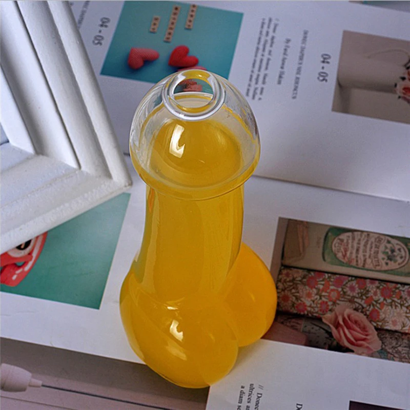 В форме пениса дизайн креативный винный прозрачная стеклянная чашка смешная