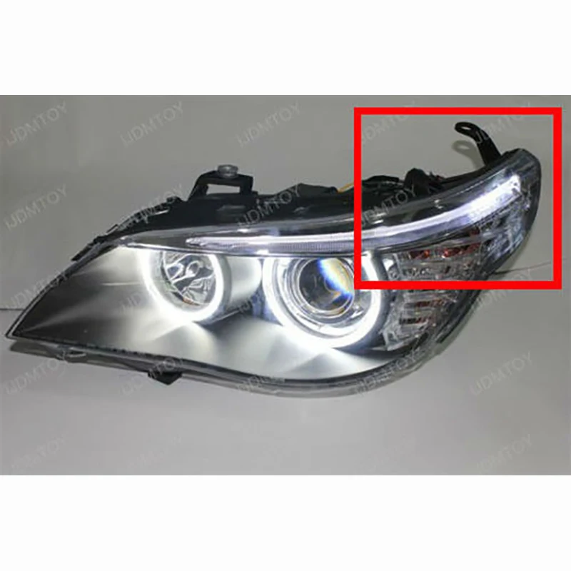 2шт ксеноновый Белый светодиодный модуль для BMW E60 2008 2010 2009 LCI 5 серия век бровей мод