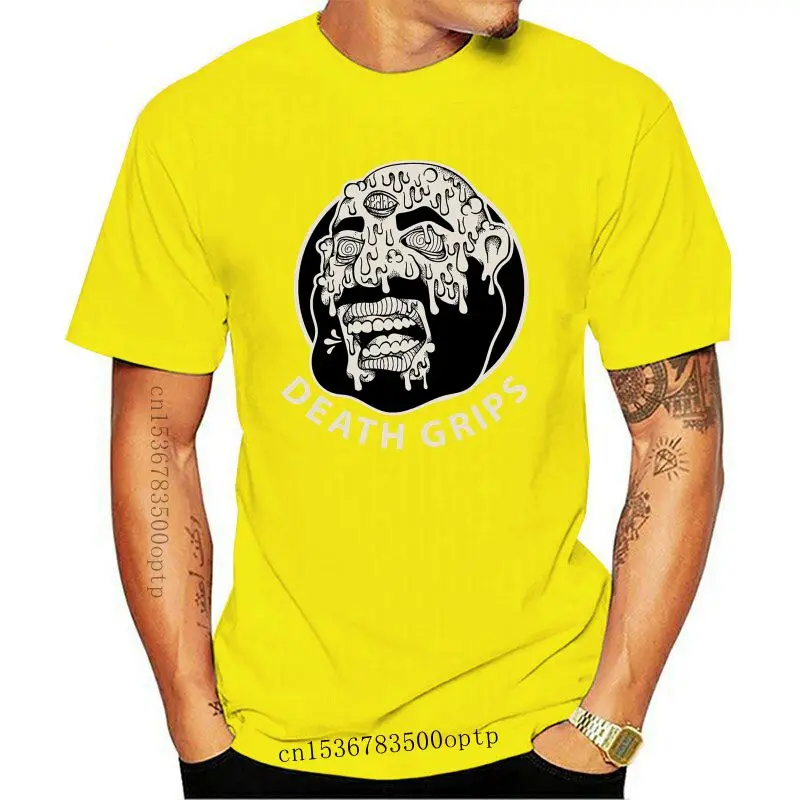 

Мужская черная футболка с принтом Death грипсов, модель Em1 2021
