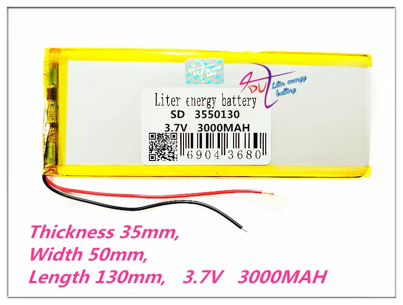 

3550130 3.7V 3000MAH Polymer rechargeable batteries V702 Fashion Edition V701 V711 dual-core version SGR271