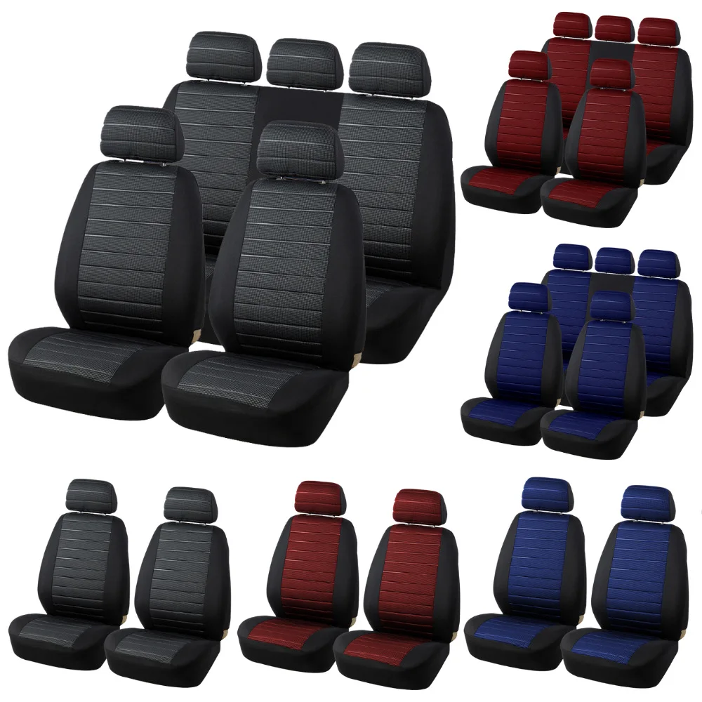 Front Car Seat Covers Airbag Compatible Universal Fit Most Car SUV Car Accessories Car Seat Cover for Toyota 3 color
