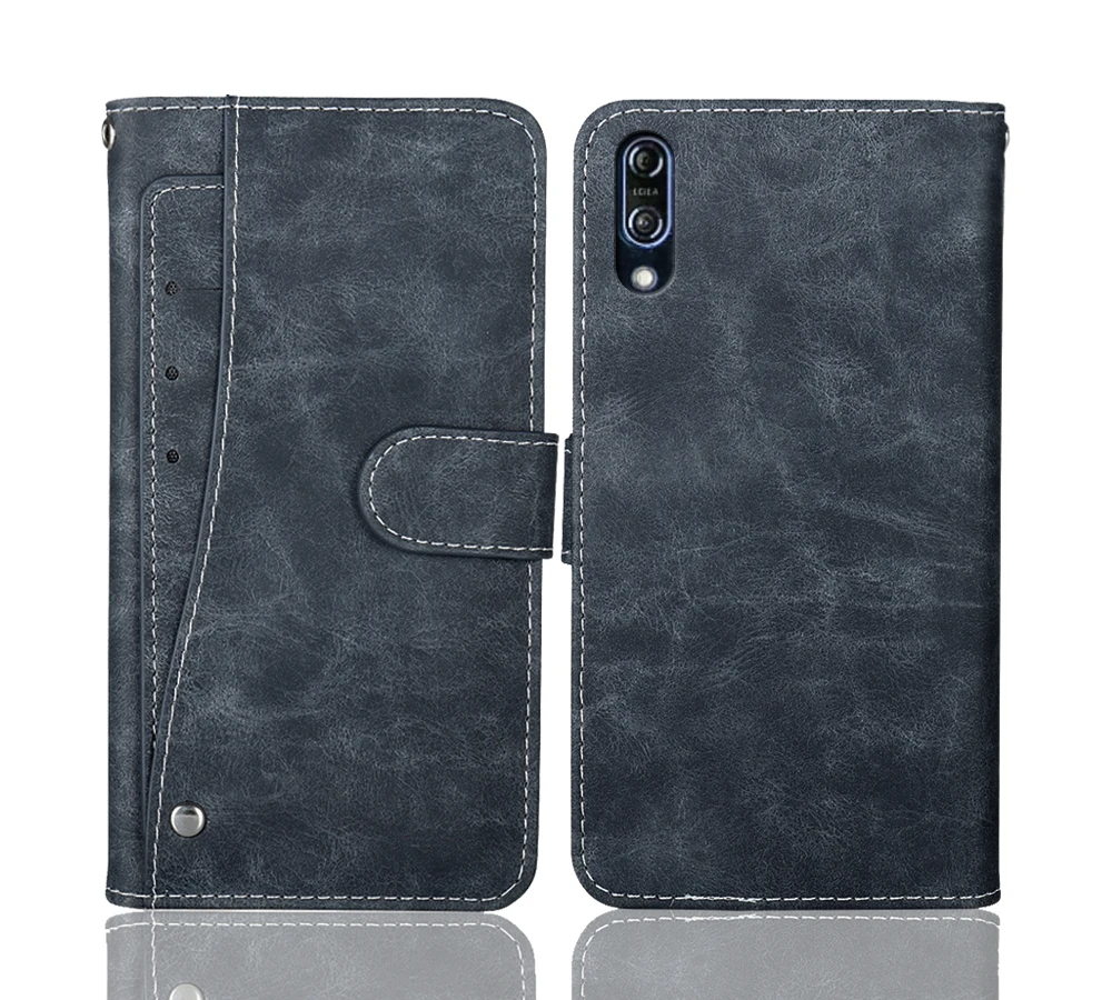 Luxury Wallet SANTIN 11 XS MAX Case 6.18&quot Vintage Flip Leather Business Protective Cover For Card Slots |