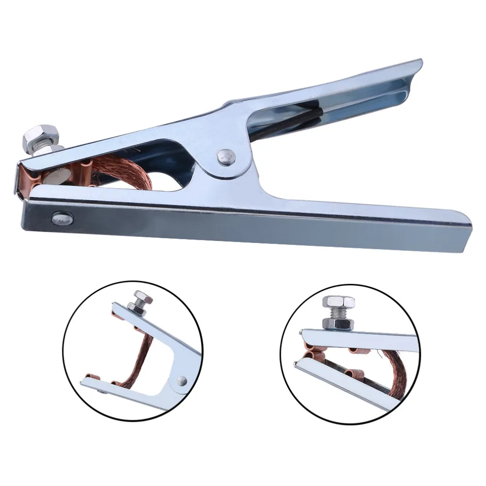 

Welding Earth Clamp Ground Clamps accessories equipment 300Amp Electrode Holder Cable Clip for Welder Tools Grounding Welders