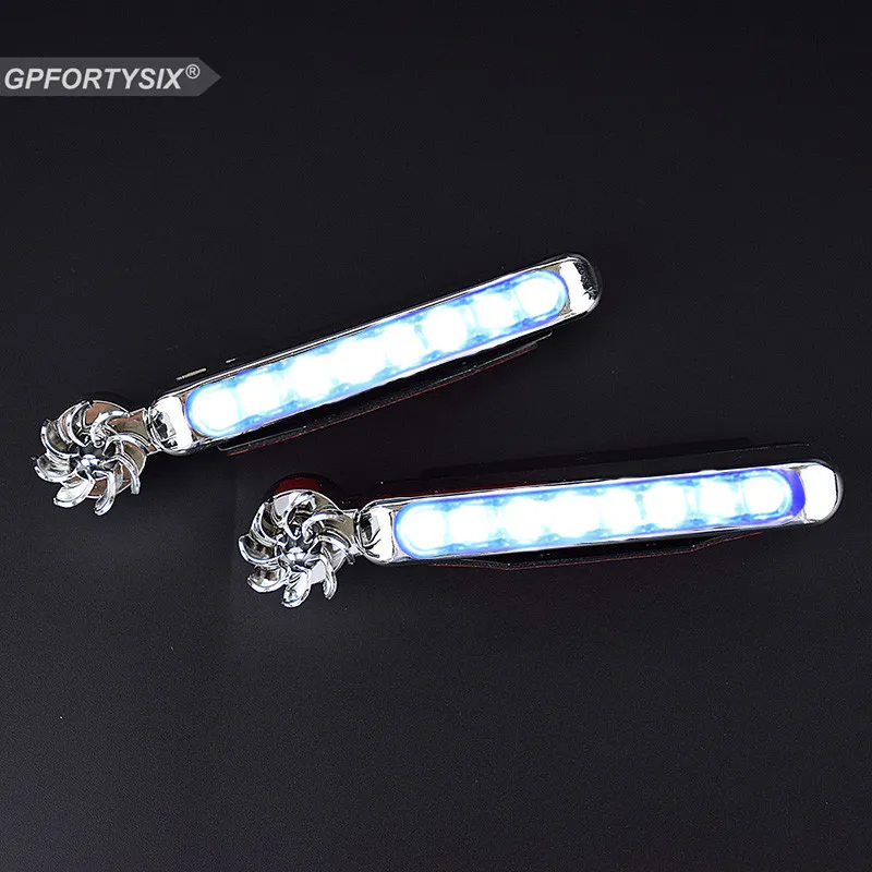 2 шт. ветровой энергии светильник не нужны внешние Питание светодиодный