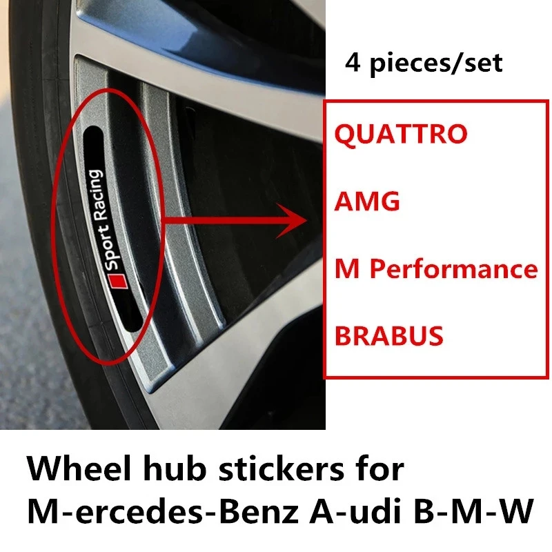 Высокое качество алюминиевый QUATTRO AMG М производительность BRABUS ступицы колеса для