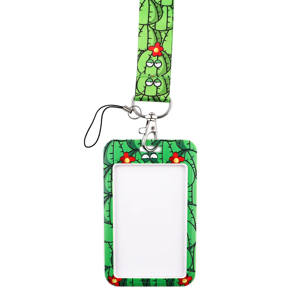 ER453 зеленого цвета с изображением растений кактуса держатель для банковской