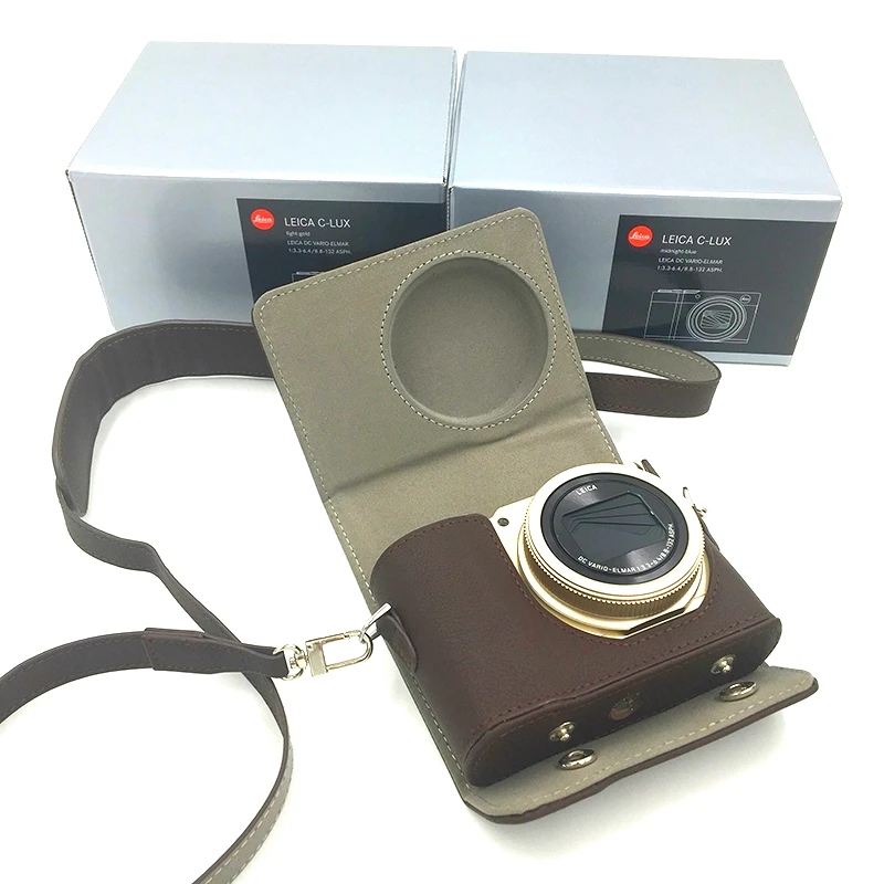 

ADZMIX leather case c-lux camera case c-lux camera bag half pack detachable leather case