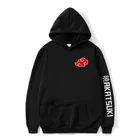 Новинка 2021, худи с японским аниме мотивом Акацуки, пуловер в стиле хип-хоп, толстовка Itachi Obito, толстовка большого размера для мужчин и женщин