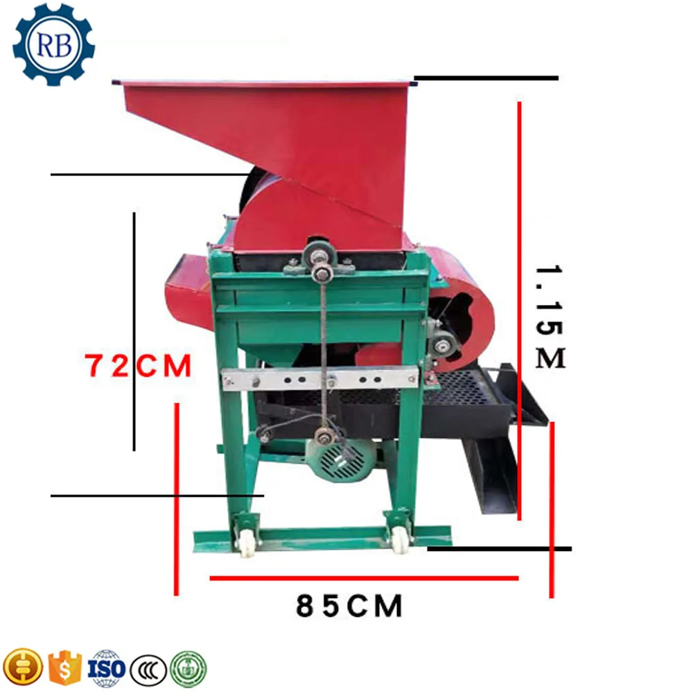 

Multifunction automatic groundnut shelling machine with motor