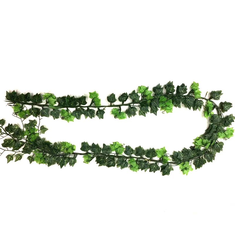 

1 pcs 2.4M Home Decor Artificial Ivy Leaf Garland Plants Vine Fake Foliage Flowers Creeper Green Ivy Wreath PSEN999
