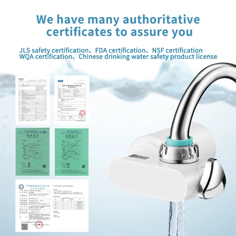 

Three-Speed Adjustable Faucet with Flow Display Drinking Water Filter Faucet Water Purifier Home Improvement Kitchen Wholesalse