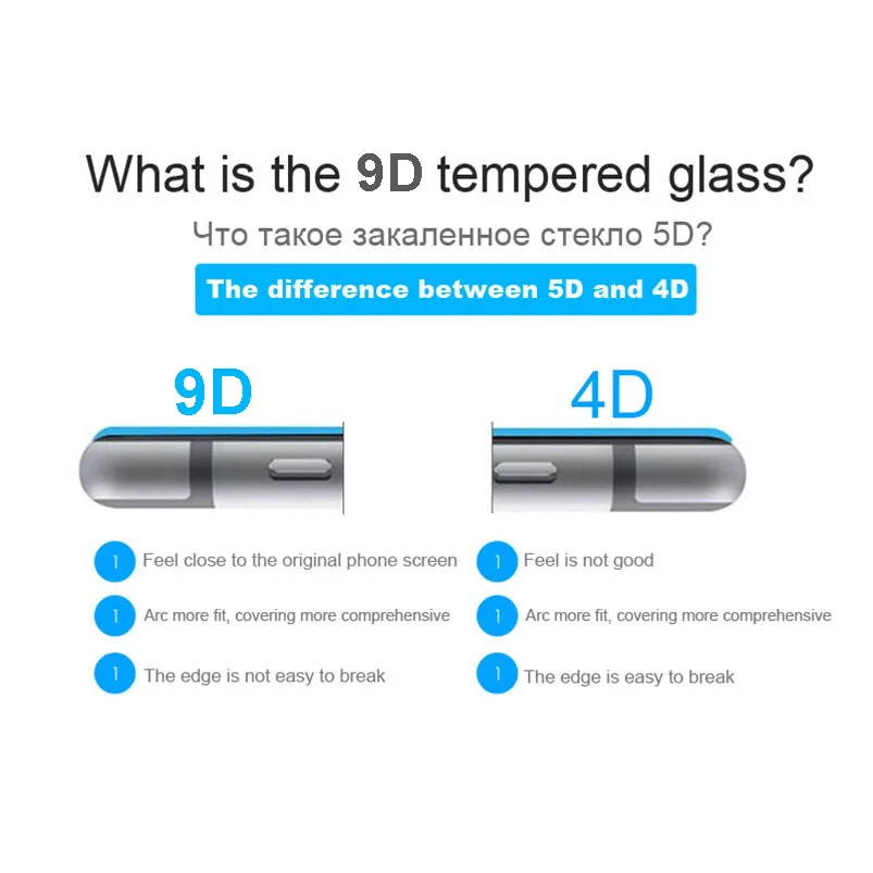 9D Tempered Glass For Huawei P Smart Nova 2s 2i 2 lite 3e Y6 Y9 Y5 2018 Honor 10 9 Lite 9i Screen Protector Full Film Case | Мобильные