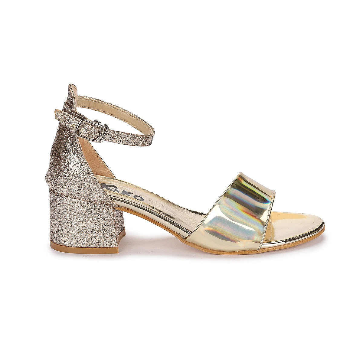 Kiko 768 повседневные женские сандалии с зеркальным песочным покрытием на каблуке 3