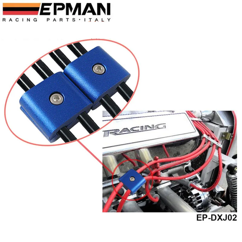

2 ENGINE SPARK PLUG WIRE SEPARATOR DIVIDER CLAMP FOR CAR MOTORCYCLE BIKE EP-DXJ02